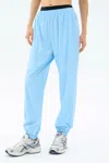 Splits59 Megan Woven Nylon Jogger In Blue