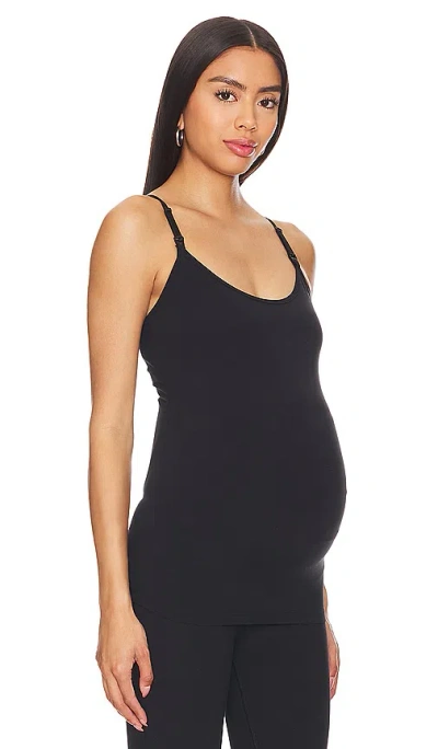 Splits59 Mia Airweight Maternity Tank In 黑色
