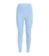 Splits59 Clare High Waist Legging In Skylight/white In Blue