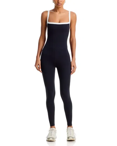 Splits59 Monah 7/8 Square Neck Jumpsuit In Blue