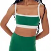 Splits59 Monah Rigor Bra In Arugula/white In Multi