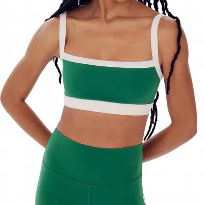 Splits59 Monah Rigor Bra In Arugula/white In Multi