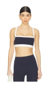 Splits59 Monah Rigor Sports Bra In Indigo & White