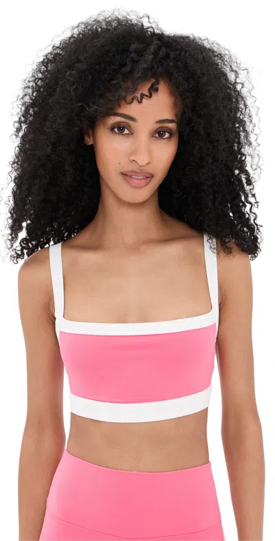 Splits59 Monah Rigor Bra Strawberry/white In Multi
