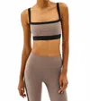 Splits59 Monah Rigor Sport Bra In Beige In Gray