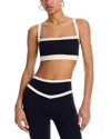 Splits59 Monah Rigor Sports Bra In Black/creme
