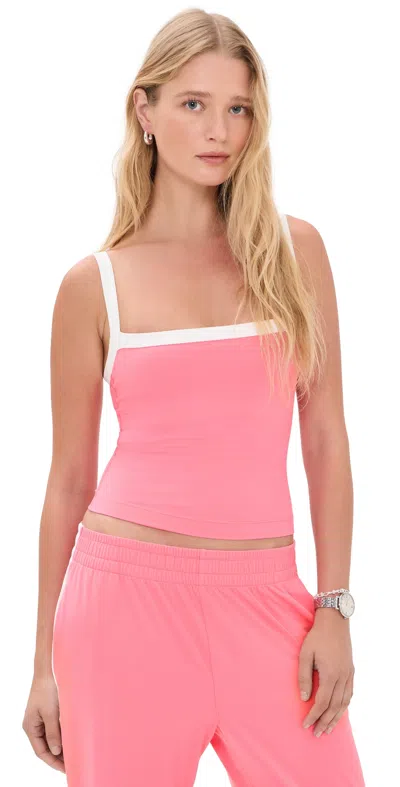 Splits59 Monah Rigor Tank Strawberry/white In Multi