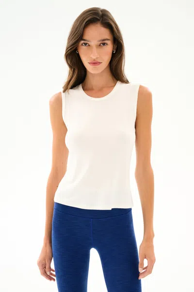 Splits59 Nikki Jersey Tank In White