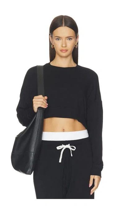 Splits59 Noah Crop Sweatshirt In Black