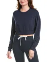 Splits59 Warm Up Crop Sweatshirt In Blue