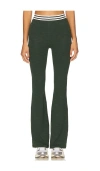 Splits59 Raquel Active Rib Flare Legging In Green