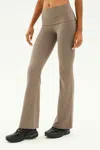 Splits59 Raquel Airweight Foldover Flare In Brown
