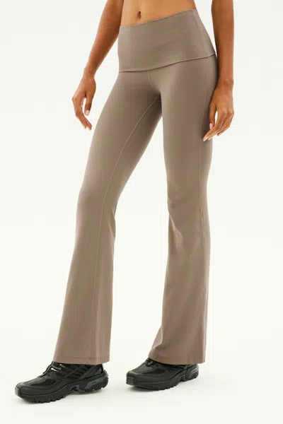 Splits59 Raquel Airweight Foldover Flare In Brown