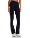 Splits59 Raquel High Waist Supplex Flare Leggings In Black/white