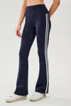 Splits59 Raquel High Waist Flared Legging In Blue