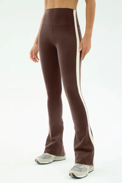 Splits59 Raquel High Waist Flared Legging In Brown