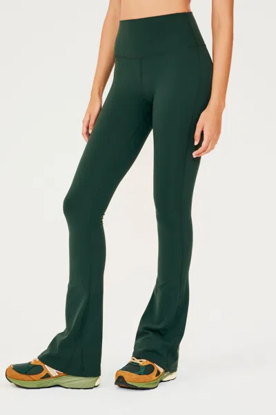 Splits59 Raquel High Waist Flared Legging In Green