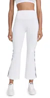 Splits59 Raquel High-waisted Supplex Flared Leggings In White