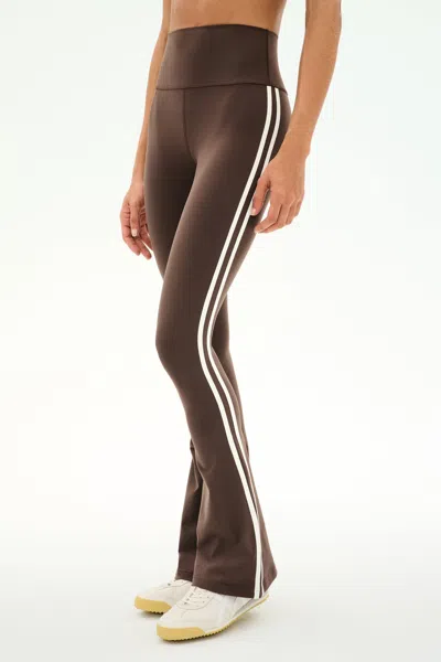 Splits59 Raquel High Waist Supplex Flare In Brown