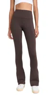 Splits59 Raquel High Waist Supplex Flare Leggings 30 Dark Chocolate In Dark Chocolate