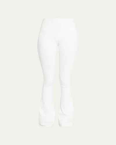 Splits59 Raquel High-waisted Supplex Flared Leggings In White