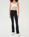 Splits59 Raquel Double-stripe Flare Yoga Pants In Black