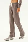 Splits59 Raven Fleece Full Length Sweatpant In Brown