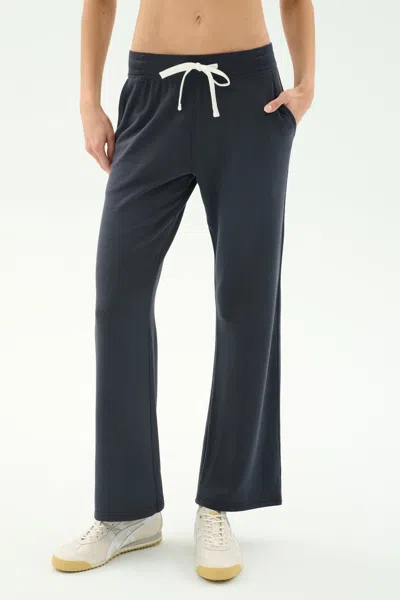 Splits59 Raven Fleece Full Length Sweatpant In Blue