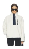 Splits59 Reese Half Zip Pullover In White