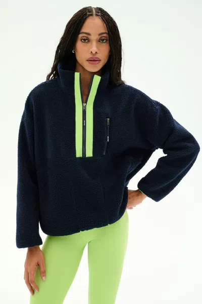 Splits59 Reese Sherpa Half-zip Pullover In Multi