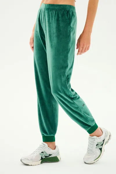 Splits59 Rhys Velour Jogger In Green