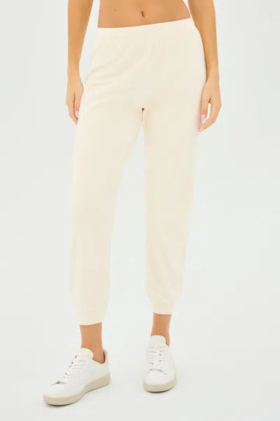 Splits59 Rhys Velour Jogger In Neutral