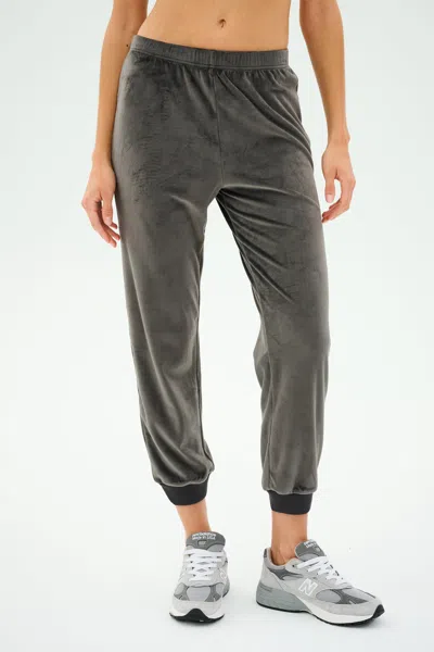 Splits59 Rhys Velour Jogger In Green