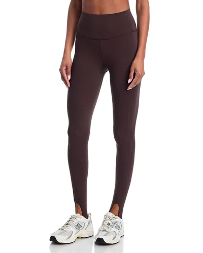 Splits59 River Airweight Stirrup Leggings In Brown