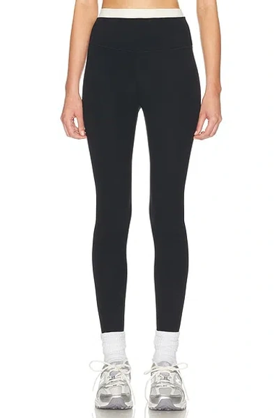 Splits59 River Dual Waist Airweight Stirrup Legging In Black