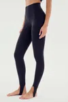 Splits59 River High Waist Airweight Stirrup In Blue