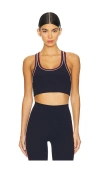 Splits59 Robbie Airweight Bra In Indigo & Dark Cherry