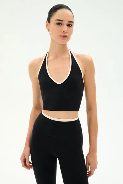 Splits59 Rory Airweight Halter Bralette In Black