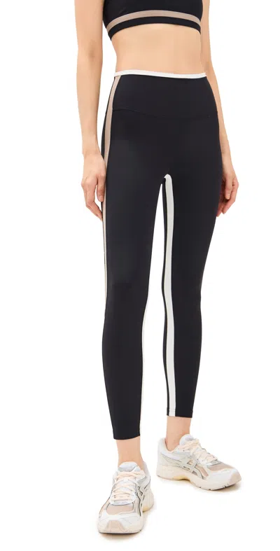 SPLITS59 SAM HIGH WAIST RIGOR 7/8 LEGGINGS BLACK/LATTE