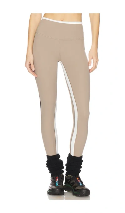 Splits59 Sammy High Waist Rigor 7/8 Legging In Tan