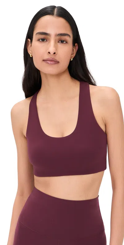 Splits59 Sara Airweight Bra Dk Cherry In Purple
