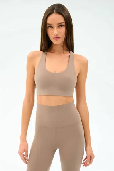 Splits59 Sara Airweight Bra In Latte In Red