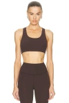 Splits59 Sara Airweight Sports Bra In Brown
