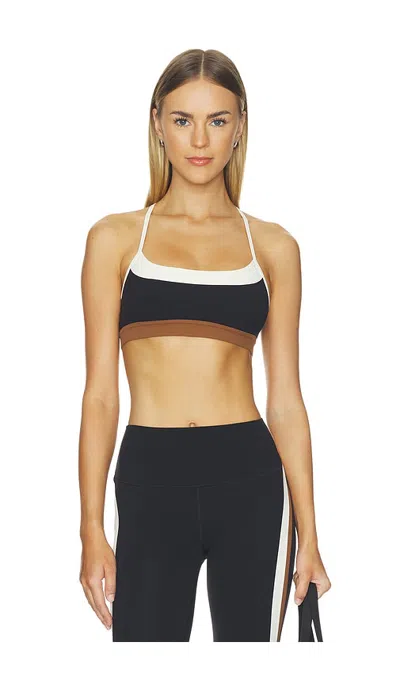 Splits59 Scottie Airweight Bra In Black & Creme