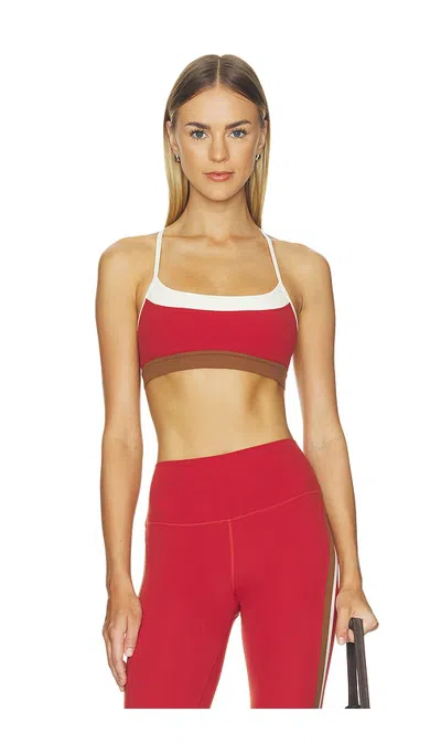 Splits59 Scottie Airweight Bra In Creme & Terracotta