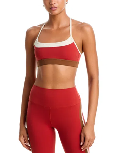 Splits59 Scottie Airweight Sports Bra In Red