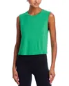 Splits59 Sienna Cropped Tank Top In Grass