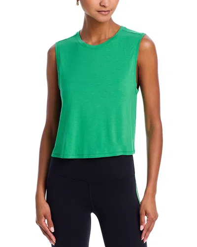 Splits59 Sienna Cropped Tank Top In Grass