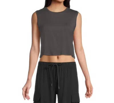 Splits59 Sienna Jersey Tank In Graphite In Black