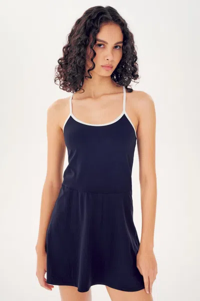 Splits59 Simona Airweight Tank Dress In Blue
